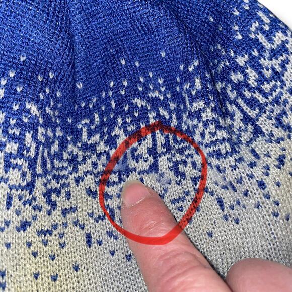 New York Giants Beanie Reebok On Field NFL Equipment Knit OS Football Gray Blue - Picture 7 of 11